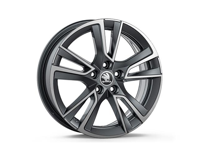Felga aluminiowa 16" PROXIMA antracyt metallic, szczotkowana