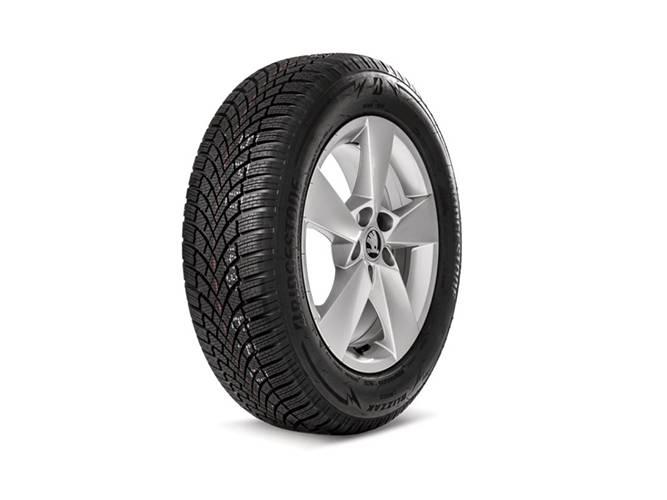 Koło kompletne zimowe aluminiowe Hadar lewe 15" Bridgestone