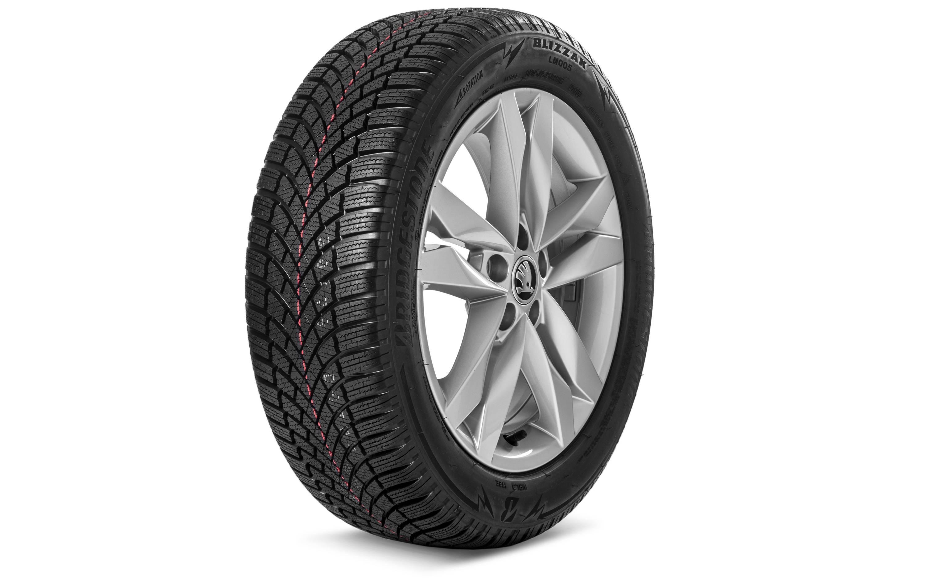 Koło kompletne zimowe aluminiowe Canis prawe 16" Bridgestone